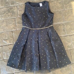 Gymboree black/gold dress